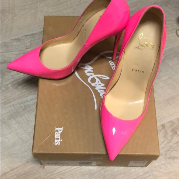 Christian Louboutin So Kate 120 Shocking Pink - Picture 3 of 4